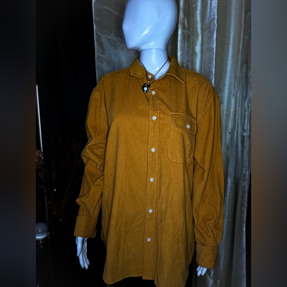 Mustard Yellow Old Navy Shirt Size XL
